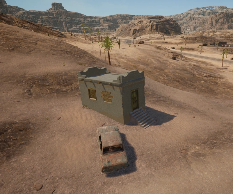 Guess the location on the PUBG Miramar map