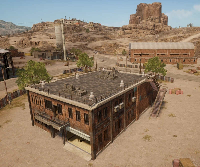 Guess the location on the PUBG Miramar map