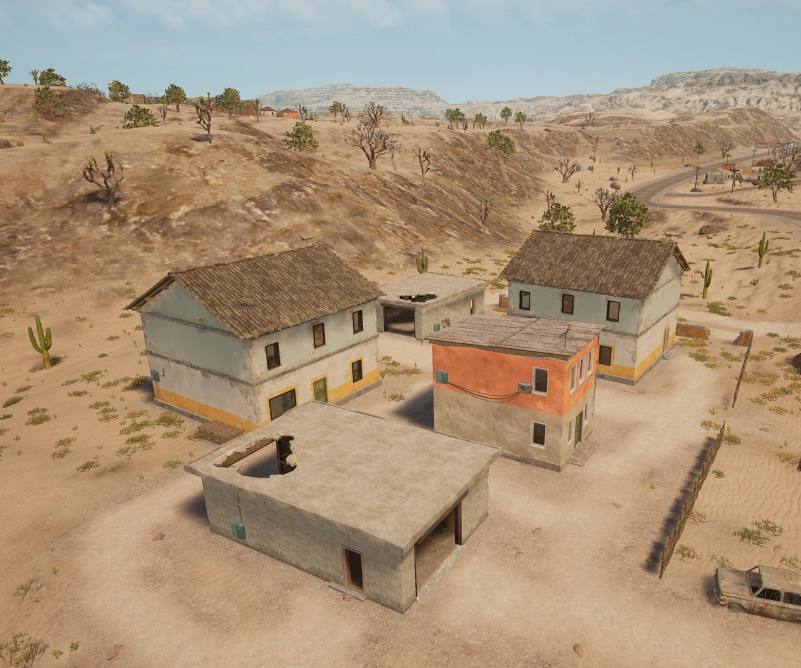 Guess the location on the PUBG Miramar map