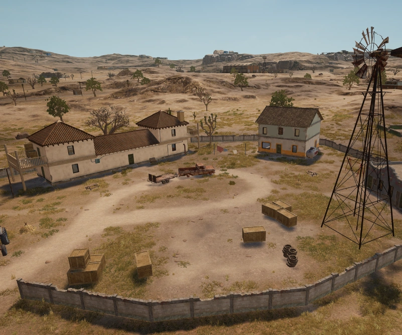 Guess the location on the PUBG Miramar map