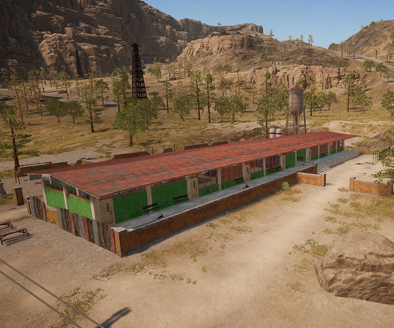 Guess the location on the PUBG Miramar map