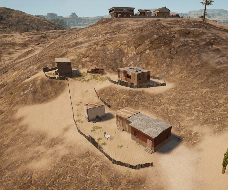 Guess the location on the PUBG Miramar map