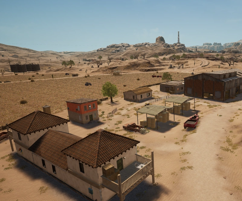 Guess the location on the PUBG Miramar map