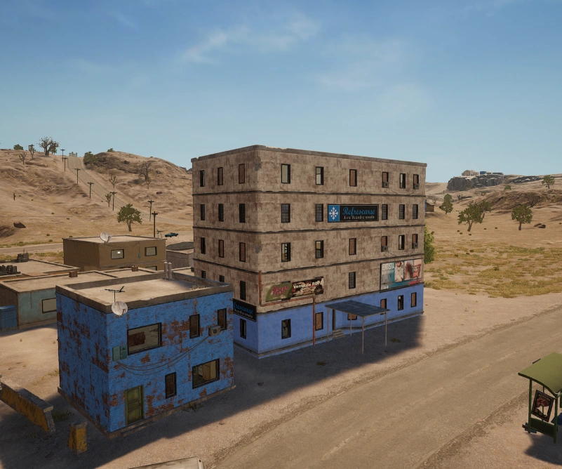 Guess the location on the PUBG Miramar map