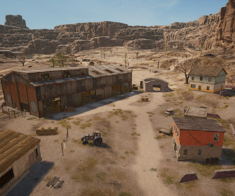 Guess the location on the PUBG Miramar map
