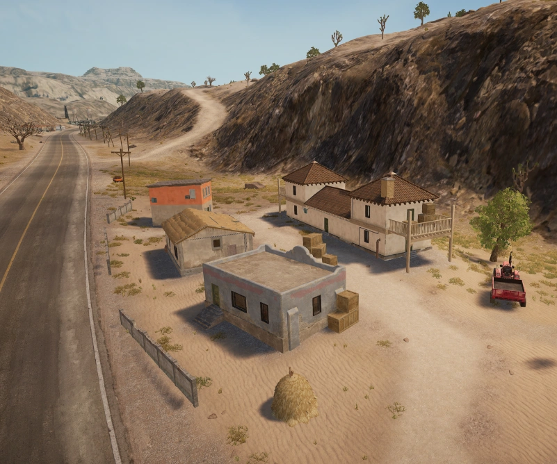 Guess the location on the PUBG Miramar map