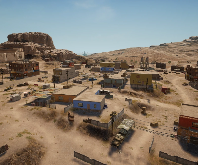 Guess the location on the PUBG Miramar map