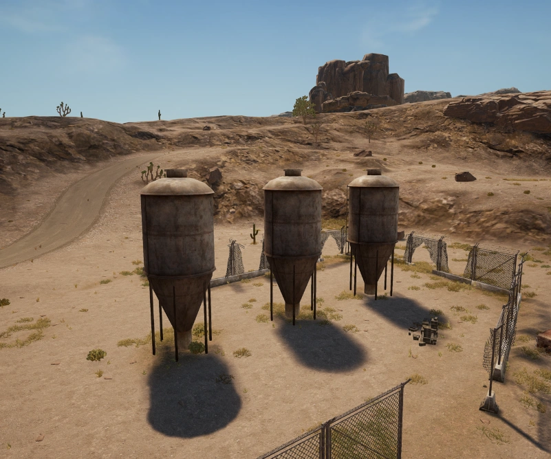Guess the location on the PUBG Miramar map