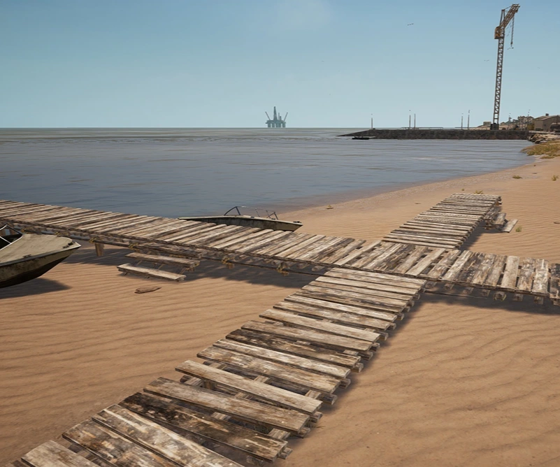 Guess the location on the PUBG Miramar map