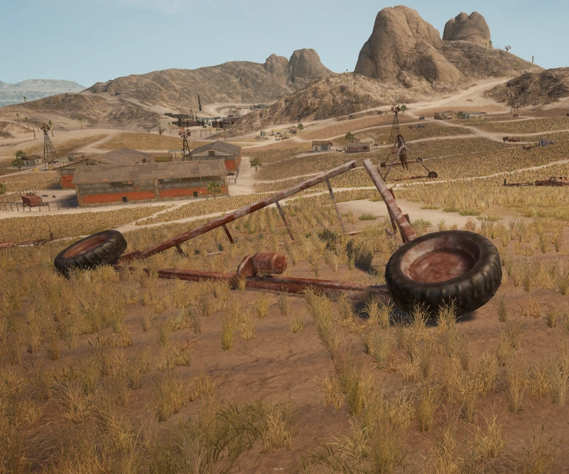 Guess the location on the PUBG Miramar map