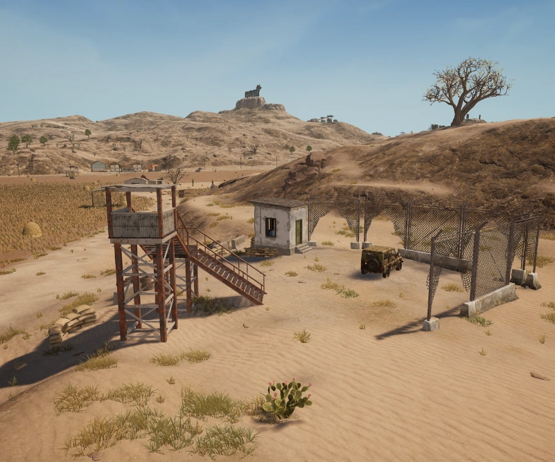 Guess the location on the PUBG Miramar map