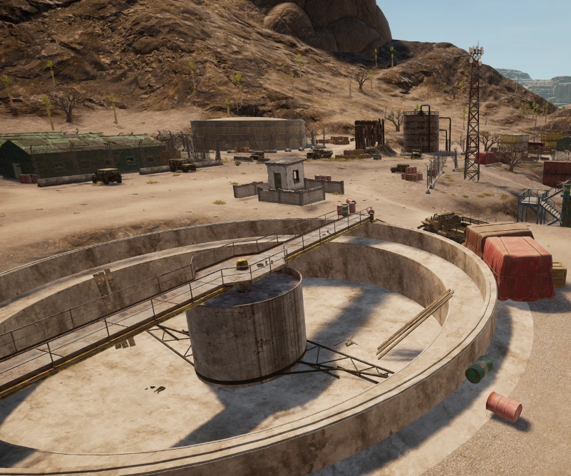 Guess the location on the PUBG Miramar map