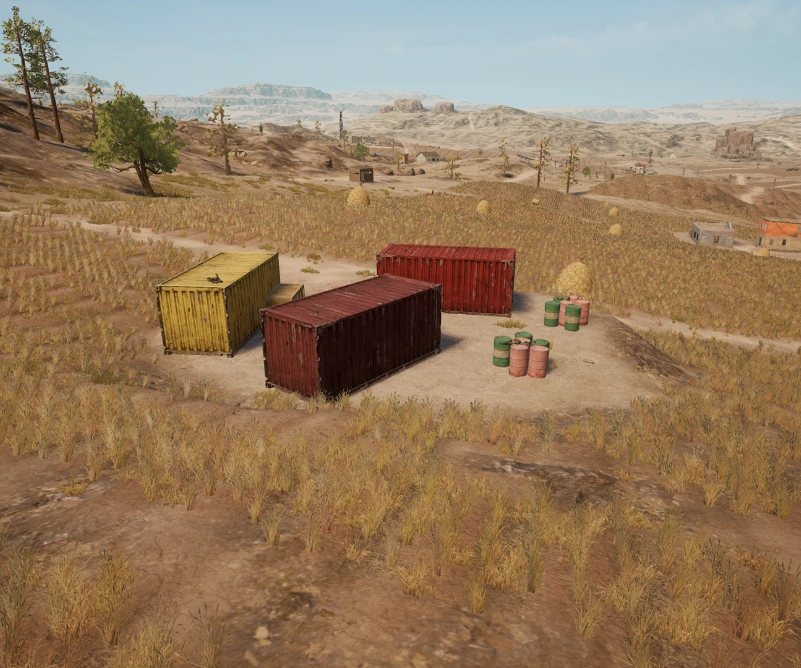 Guess the location on the PUBG Miramar map