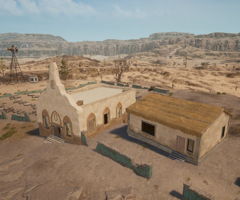 Guess the location on the PUBG Miramar map