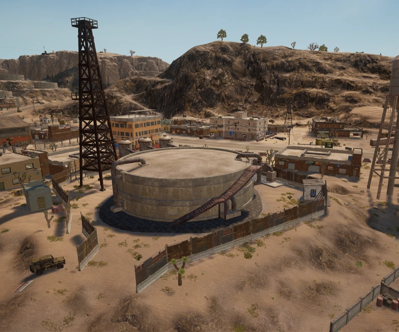 Guess the location on the PUBG Miramar map