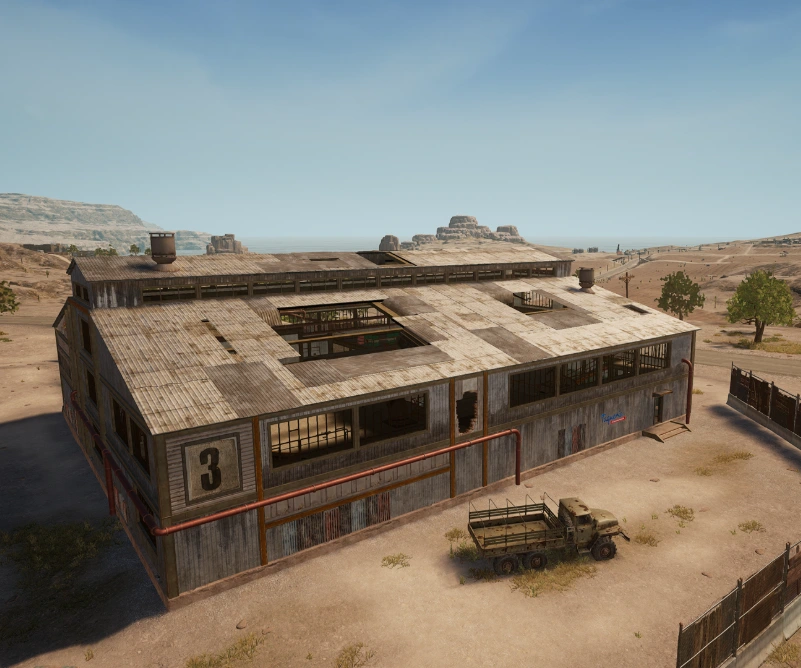 Guess the location on the PUBG Miramar map