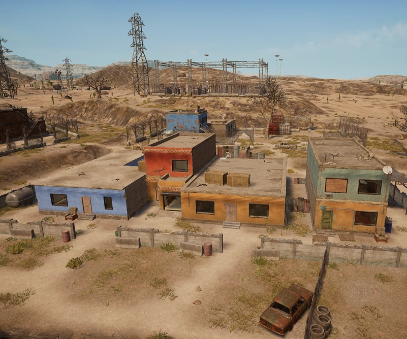 Guess the location on the PUBG Miramar map
