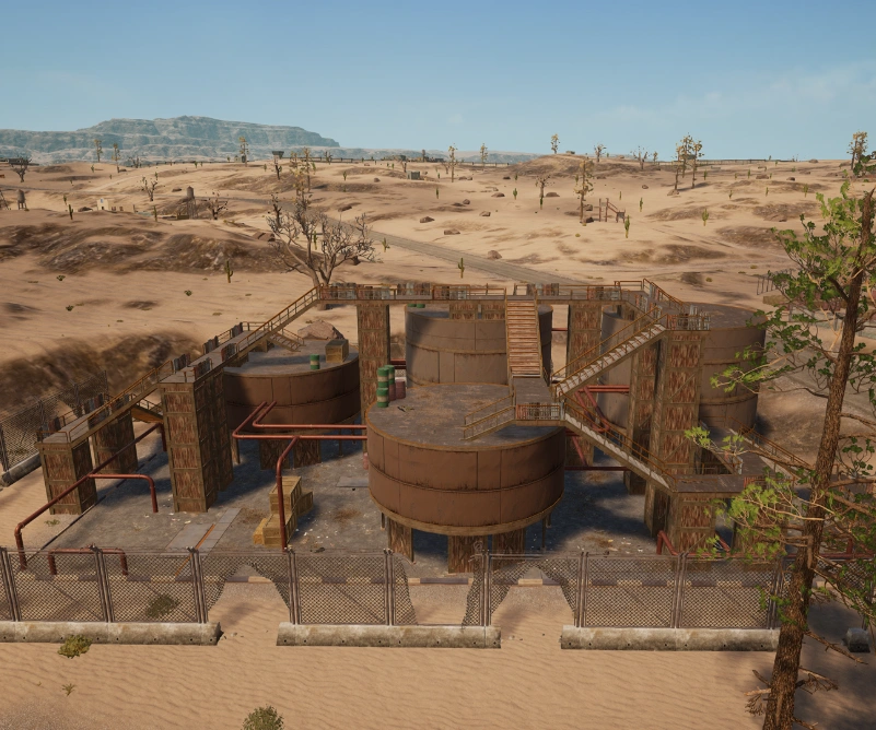 Guess the location on the PUBG Miramar map