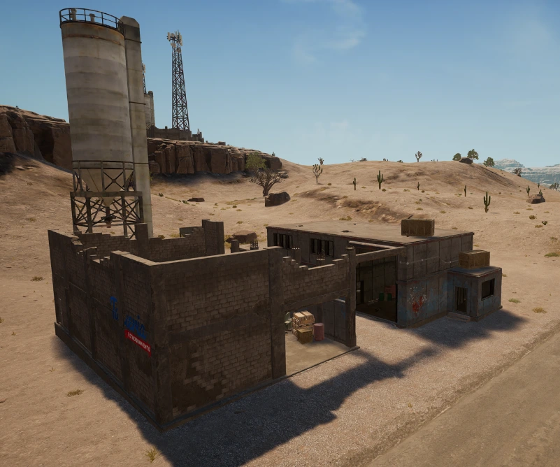 Guess the location on the PUBG Miramar map