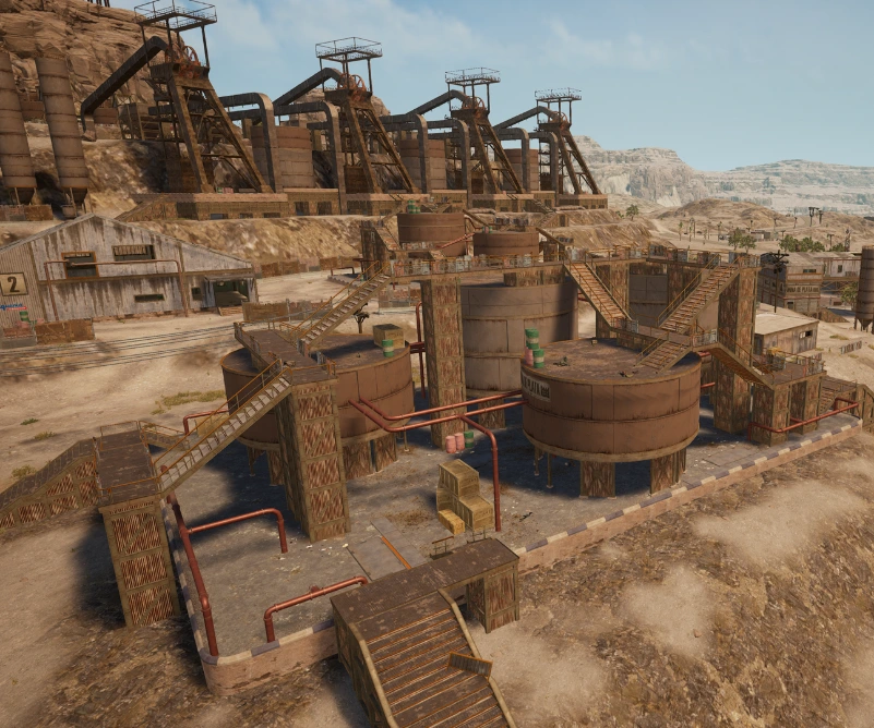 Guess the location on the PUBG Miramar map