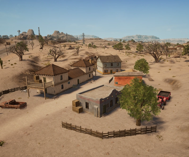 Guess the location on the PUBG Miramar map