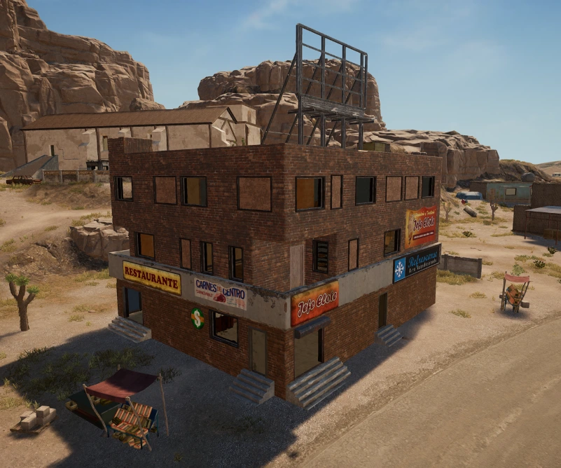 Guess the location on the PUBG Miramar map