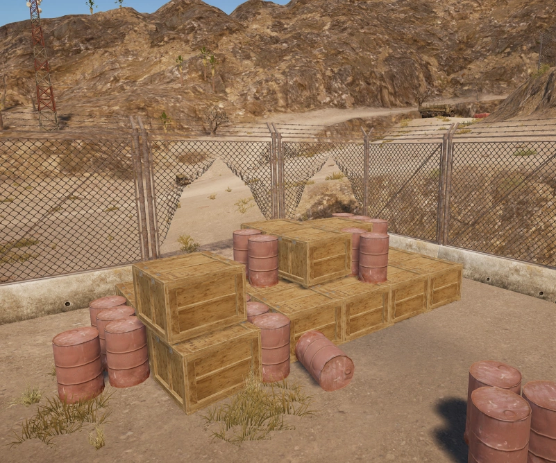 Guess the location on the PUBG Miramar map