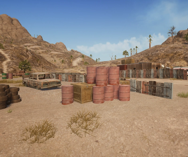 Guess the location on the PUBG Miramar map