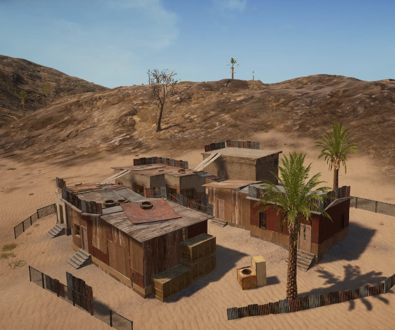 Guess the location on the PUBG Miramar map