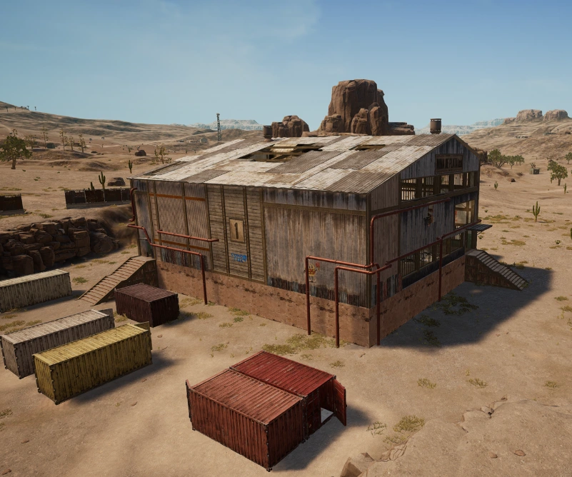 Guess the location on the PUBG Miramar map