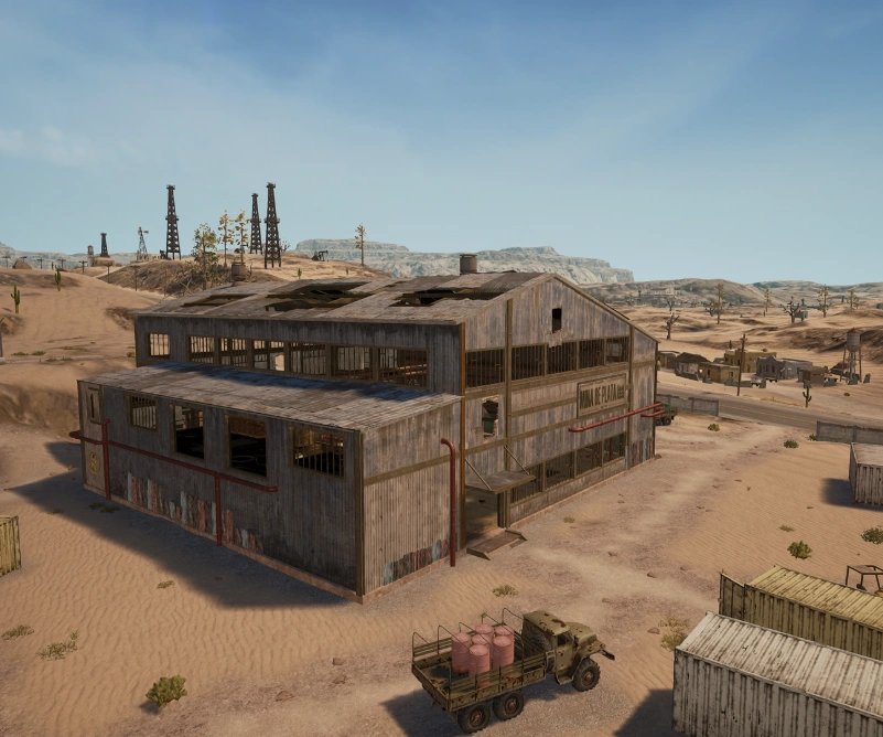 Guess the location on the PUBG Miramar map