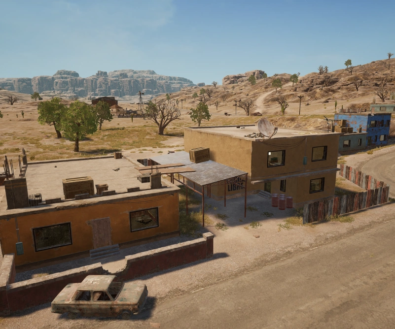 Guess the location on the PUBG Miramar map
