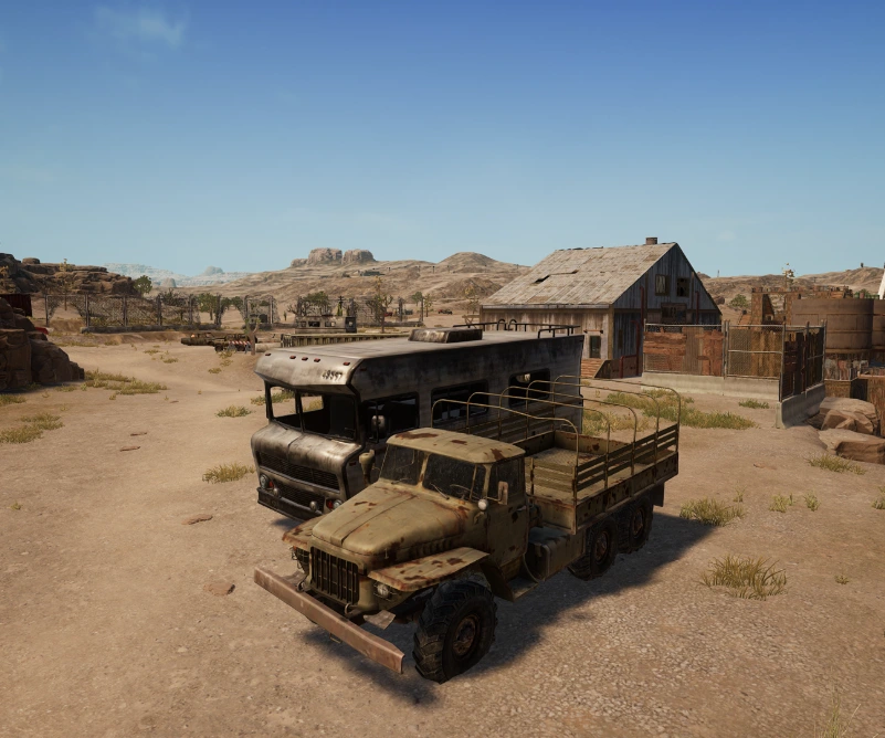 Guess the location on the PUBG Miramar map