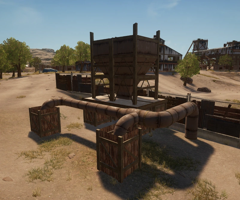 Guess the location on the PUBG Miramar map