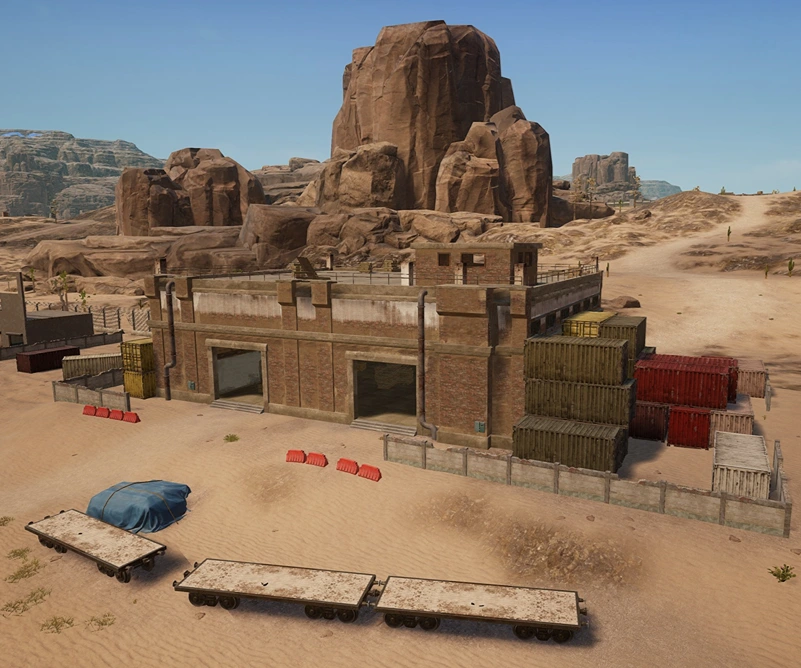 Guess the location on the PUBG Miramar map