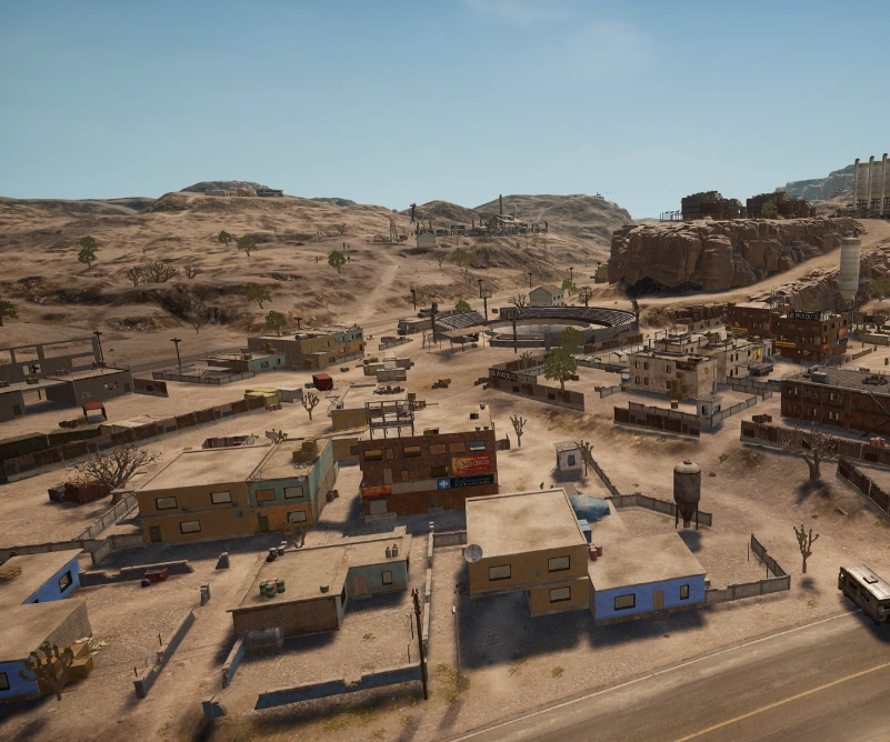 Guess the location on the PUBG Miramar map