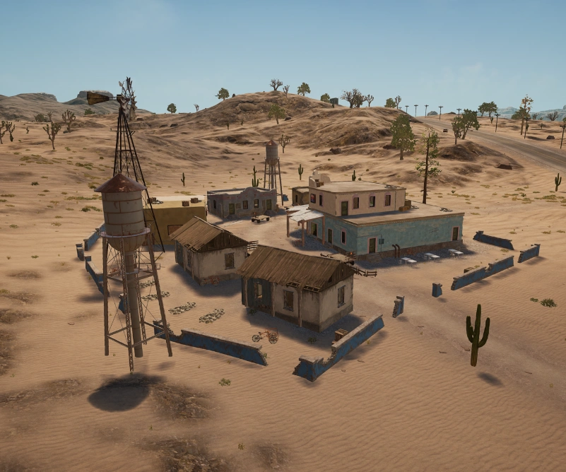 Guess the location on the PUBG Miramar map