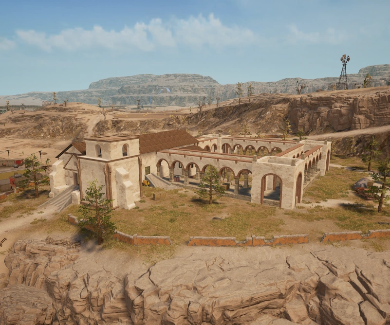 Guess the location on the PUBG Miramar map