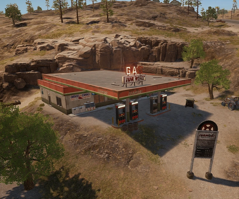 Guess the location on the PUBG Miramar map