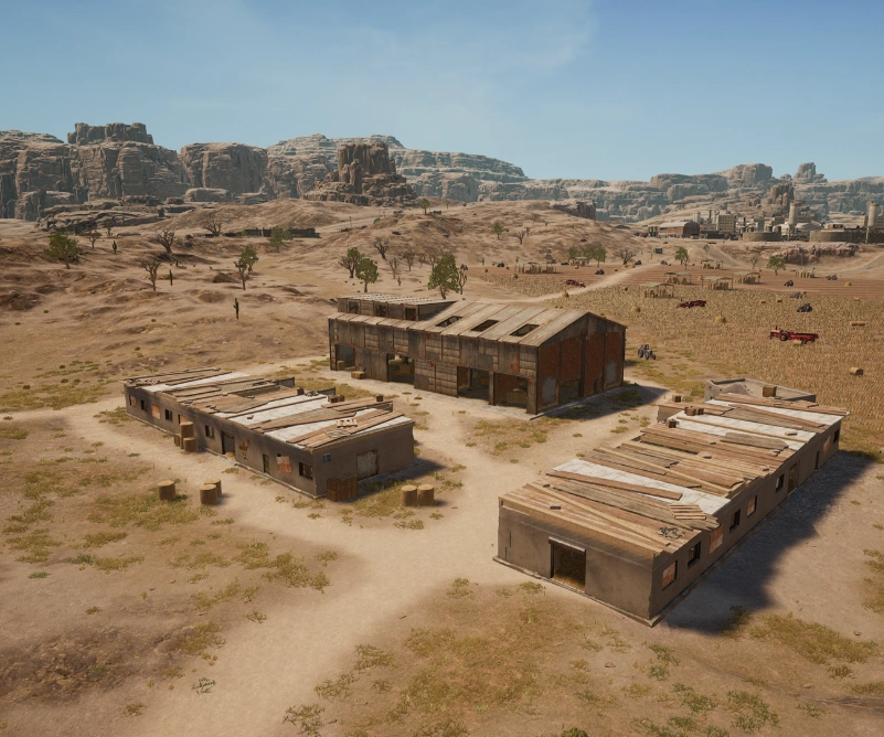 Guess the location on the PUBG Miramar map