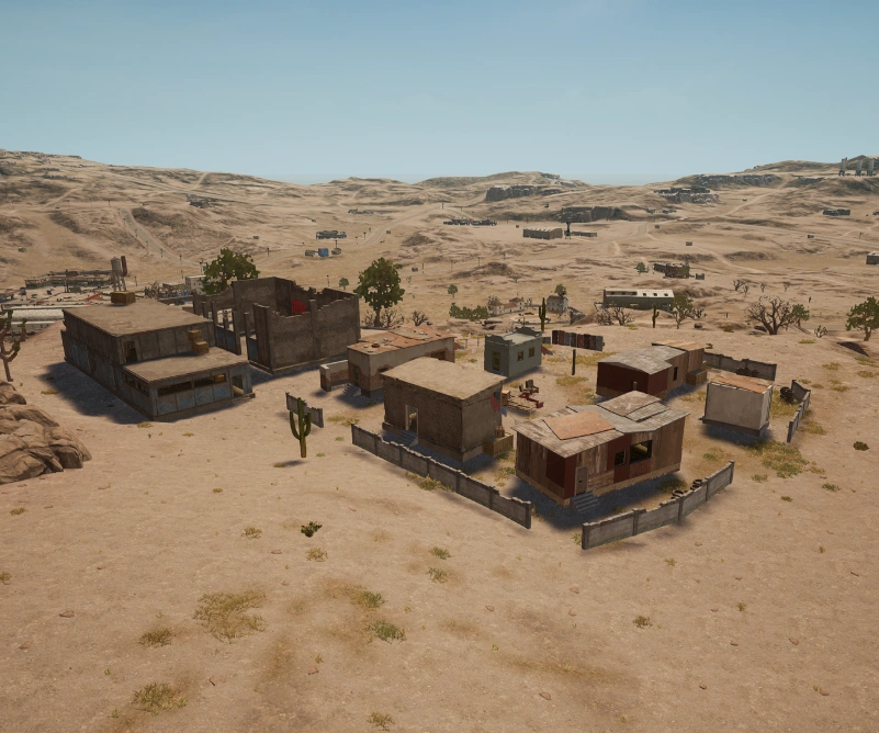 Guess the location on the PUBG Miramar map