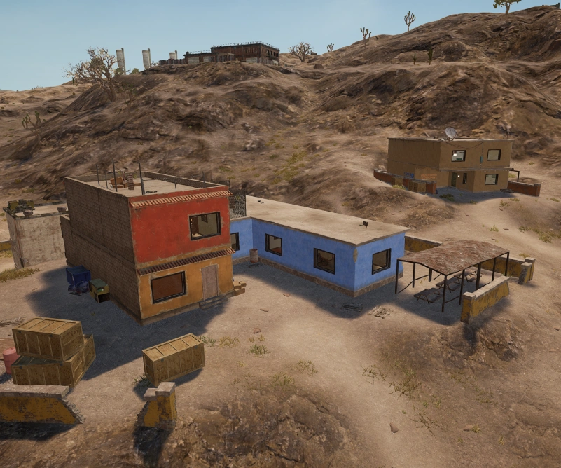 Guess the location on the PUBG Miramar map