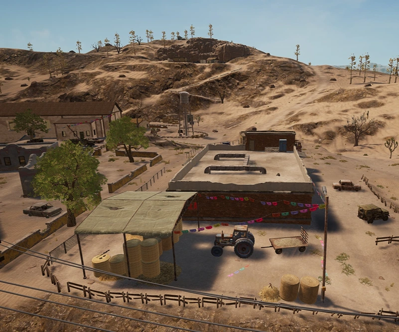 Guess the location on the PUBG Miramar map