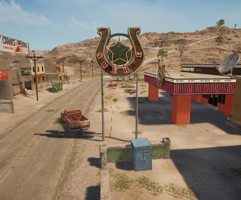 Guess the location on the PUBG Miramar map