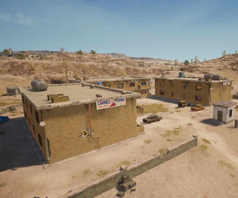Guess the location on the PUBG Miramar map