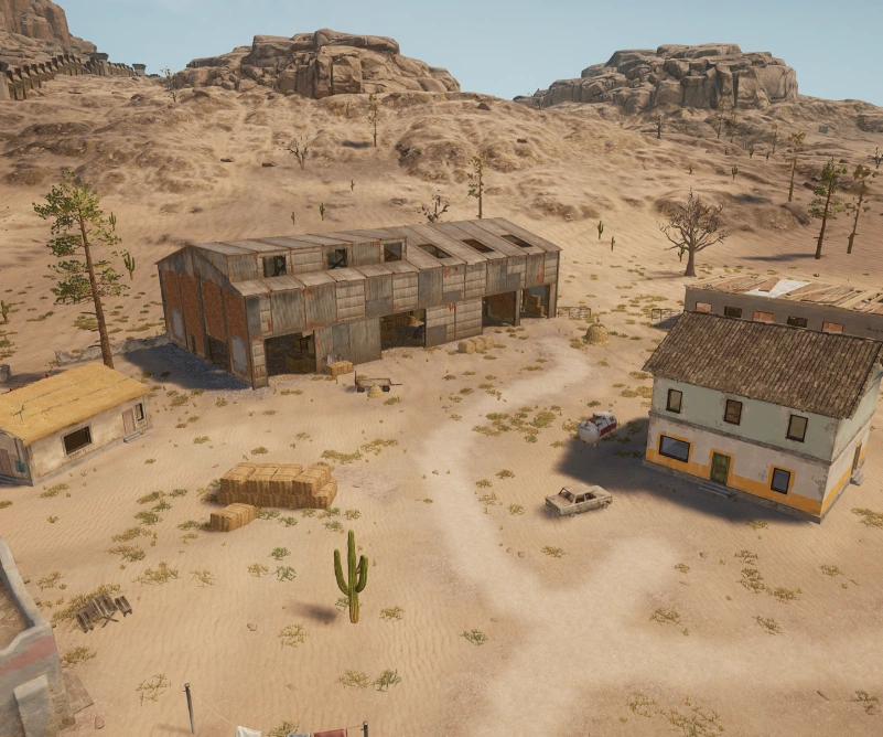 Guess the location on the PUBG Miramar map