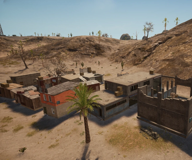 Guess the location on the PUBG Miramar map