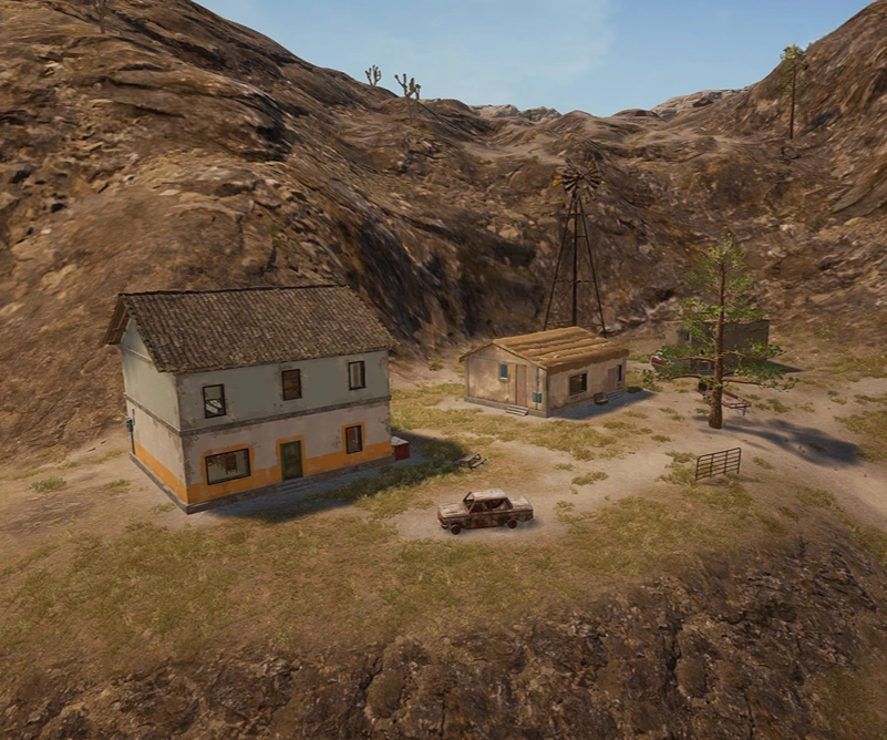 Guess the location on the PUBG Miramar map