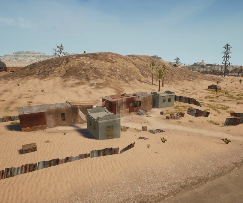 Guess the location on the PUBG Miramar map