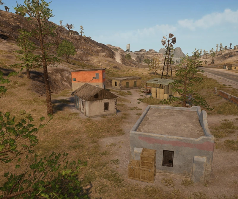 Guess the location on the PUBG Miramar map